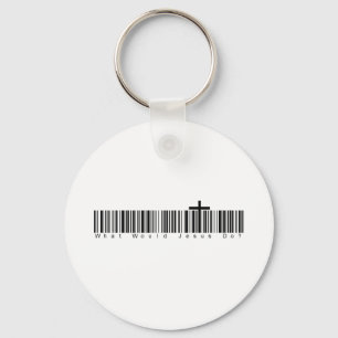 Porte-clés Code barres WWJD