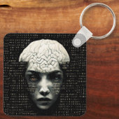 Porte-clés Code binaire de l'homme matriciel (Verso)