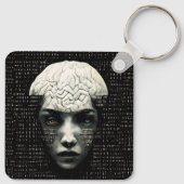 Porte-clés Code binaire de l'homme matriciel (Dos)