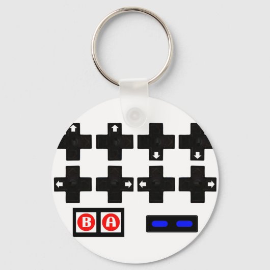 Porte-clés Code Contra Konami (Recto)
