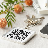 Porte-clés Code de QR (Côté)