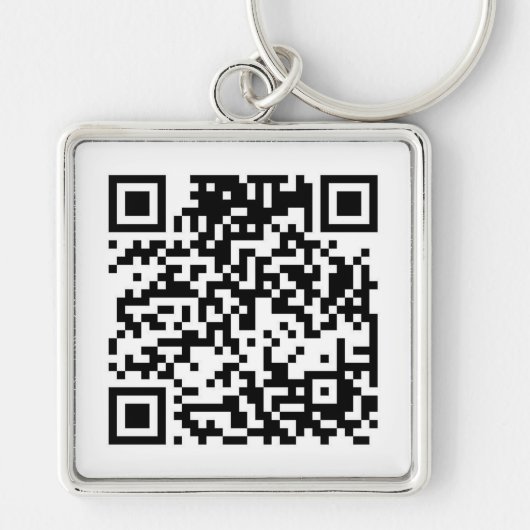 Porte-clés Code de QR (Devant)