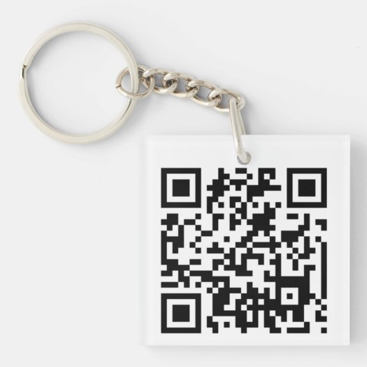 PORTE-CLÉS CODE DE QR (Devant)