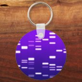 Porte-clés Code génétique ADN violet (Recto)