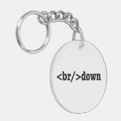 Porte-clés code HTML (Devant gauche)