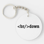 Porte-clés code HTML (Devant)