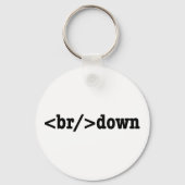 Porte-clés code HTML (Recto)