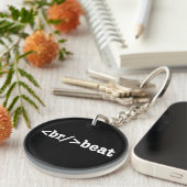 Porte-clés code HTML breakbeat (Devant droit)
