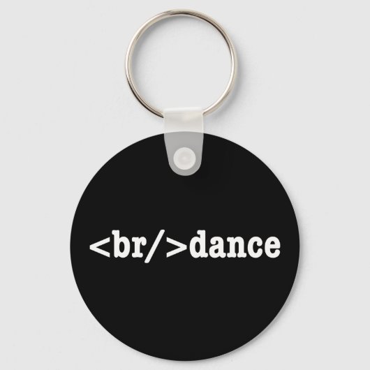 Porte-clés code HTML de rupture (Recto)