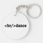 Porte-clés code HTML de rupture (Dos)