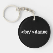 Porte-clés code HTML de rupture (Devant)