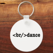 Porte-clés code HTML de rupture (Recto)