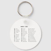 Porte-clés Code Morse (Recto)