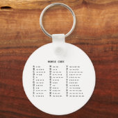 Porte-clés Code Morse (Recto)
