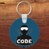 Porte-clés Code Ninja Computer Coding Engineer Funny Lovers (Recto)