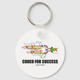 Porte-clés Codé Pour Réussir (Réplication D'ADN)