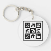Porte-clés code qr (Devant)