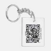 Porte-clés Code QR (Devant gauche)
