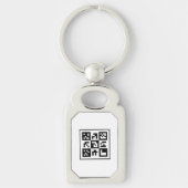 Porte-clés code qr (Devant)