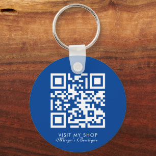 Porte-clés Code QR Boutique de Logo d'Entreprise de Médias So