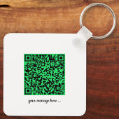 Porte-clés Code QR Chanson Personnalisé Avec Image Personnali (Verso)