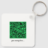 Porte-clés Code QR Chanson Personnalisé Avec Image Personnali (Dos)