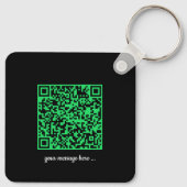 Porte-clés Code QR Chanson Personnalisé Avec Touche Personnal (Dos)