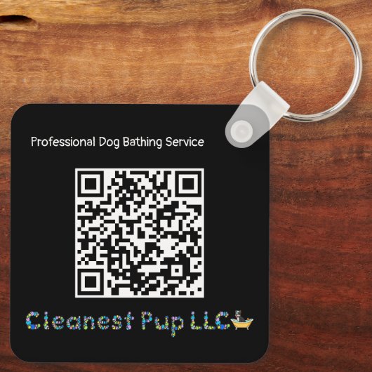 Porte-clés Code QR CP (Verso)