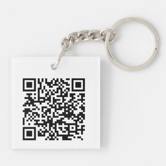 Porte-clés Code QR de la commande Cat (Dos)