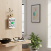 Porte-clés Code QR de l'application de trésorerie personnalis