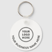 Porte-clés Code QR de logo d'entreprise promotionnel (Recto)