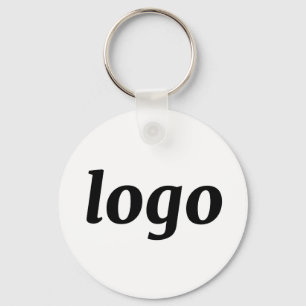 Porte-clés Code QR de logo simple pour le branding commercial