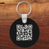 Porte-clés Code Qr Drôle N'Étais Pas Une Petite Btch Citation (Recto)