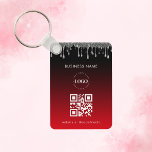 Porte-clés Code QR du logo de l'entreprise de Parties scintil<br><div class="desc">Faites la promotion de votre entreprise avec ce porte - clé cool,  avec logo personnalisé,  code QR & texte. Ajoutez facilement votre logo et d'autres détails en cliquant sur l'option "personnaliser".</div>