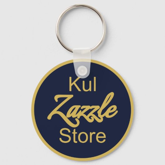 Porte-clés Code QR du logo professionnel personnalisé (Recto)