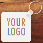 Porte-clés code QR en aluminium pour logo carré d' (Verso)