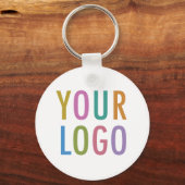 Porte-clés code QR en aluminium pour logo d'entrep (Verso)