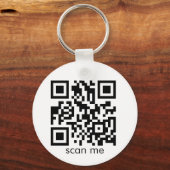 Porte-clés Code QR en cas de perte d'analyse (Recto)