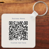 Porte-clés Code QR Entreprise Minimaliste Moderne USA 250ème (Verso)