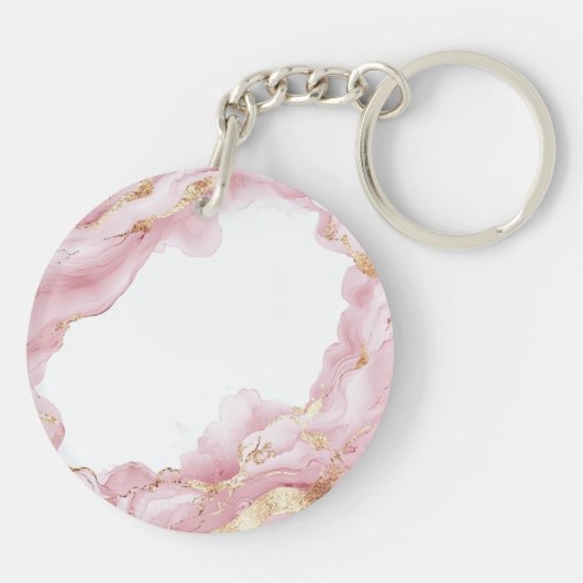 Porte-clés Code QR et texte personnalisé (Dos)