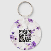 Porte-clés code QR Logo double face (Verso)