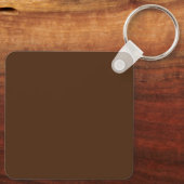 Porte-clés Code QR - Logo professionnel personnalisé Noir K (Verso)