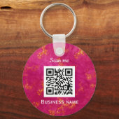 Porte-clés Code QR - Logo Professionnel Professionnel Hot Pin (Recto)