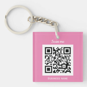 Porte-clés Code QR - Logo Professionnel Professionnel Personn