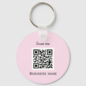 Porte-clés Code QR - Logo Professionnel Professionnel Personn (Recto)