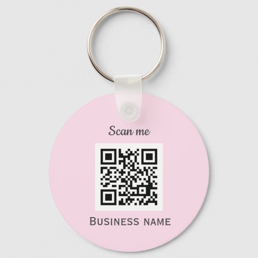 Porte-clés Code QR - Logo Professionnel Professionnel Personn (Recto)