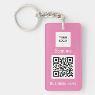 Porte-clés Code QR - Logo Professionnel Professionnel Personn