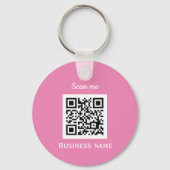 Porte-clés Code QR - Logo Professionnel Professionnel Personn (Recto)