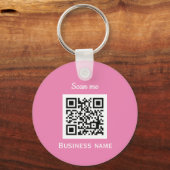 Porte-clés Code QR - Logo Professionnel Professionnel Personn (Recto)