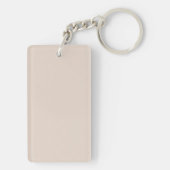 Porte-clés Code QR moderne élégant Tan Porte - clé (Dos)